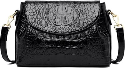 N3 Collecties Designer lederen schoudertas Crossbody tassen voor dames-Zwart