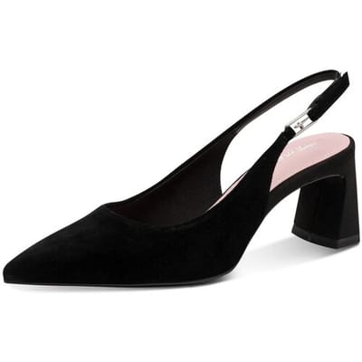 Tamaris dames leren slingpumps 1-29624-46-004 damesschoen zwart
