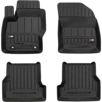 Frogum 3D Kofferbakmatten - Geschikt voor Ford Focus MK2 2004-2011 - Rubberen Automatten Set - Geurloos - 4-delig