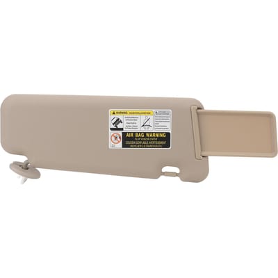 Pare-soleil avant gauche 74320 48180 E0 Pare-soleil côté conducteur pour Highlander 2008‑2013 Beige beige