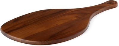 Houten Snijplank - Dienblad Handvat - Keukenwerk Bereiden - Gladde Lijnen - 42.5 cm - Houtkleur