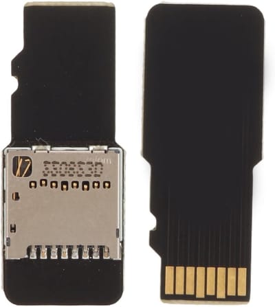 SD-kaartverlenger - Geheugenkaart adapter - 3D Printer Uitbreiding - Vergulde PCB - 2 Stuks - Zwart