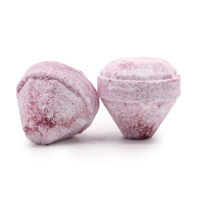 Edelsteen Badbom – Very Berry – Badbruisbal met edelsteen in het hart – Geschenk voor wellnessliefhebbers