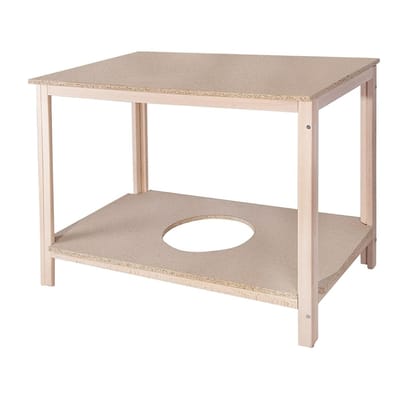 Houten Salontafel - Eettafel Rechthoek - Woonkamer Meubel - Onbehandeld Beukenhout - 150 x 80 x 75 cm - Natuurlijk Hout