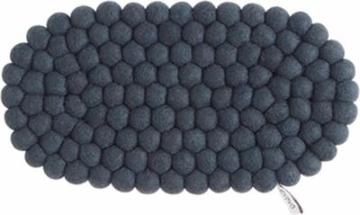 Aveva potonderzetter ovaal 19x33cm donkergrijs