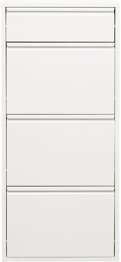 Schoenenkast Caruso wit 3+1 laden Kare Design