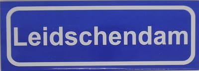 Souv© - magneet plaatsnaambord Leidschendam
