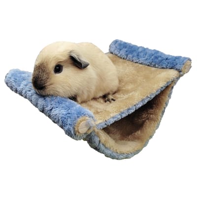 Petit Animal Hamac Suspendu Lit Doux Chaud Double Couche Hamac de Cage pour Petit Animal Écureuil Hamster Hamster Doré