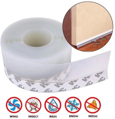 Tochtstrip - 500cm x 3.5CM - Tochtstrips voor Deuren - Tochtstopper - Tochtrol - Tochtband - Zelfklevend | Tochtstrips voor Deuren - Zelfklevend - Tochtstopper - Tochtrol - Tochtband - Tochtwering - Hoogwaardig Siliconen