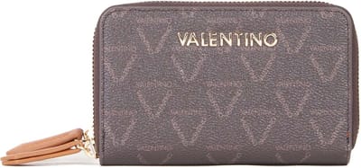 VALENTINO Portemonnee Lady Re Zip Around Wallet Moro / Cuoio Donkerbruin