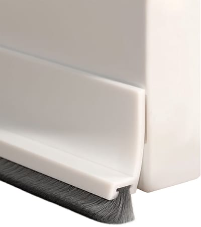 Deurrubber - S - 1 m lengte - 30 mm breedte - 10 mm borstellengte - Zelfklevend - Knipbaar - Tochtstrip - Kitstrip voor de onderkant van de deur - Stille deurnaadstrip - Tochtstrip voor de onderkant van de deur - Wind- en stofdichte strip