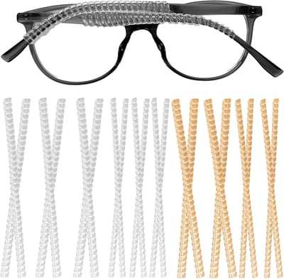 Brillenpoot Overtrekken - Siliconen Anti Slip - Bril Vasthouden - Zachte Flexibele Haken - 1.2 x 3.5/1.5 x 5 mm
