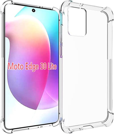 MobyDefend Hoesje - Geschikt voor Motorola Edge 30 Neo - Transparante Shockproof TPU Backcover - Verstevigde Hoeken - Volledig Doorzichtig