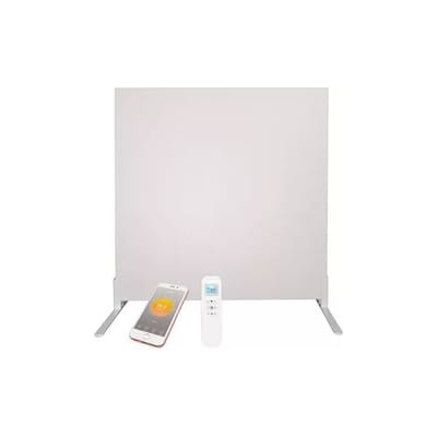 Quality Heating - QH-FR Serie - Wifi - Infraroodpaneel verplaatsbaar - Infrarood heater - Met afstandsbediening - 700Watt - 60 x 120 cm