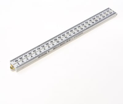 Ironside Duimstok kunststof wit 1 meter