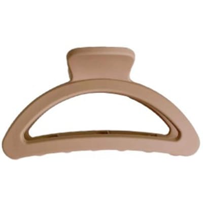Pinces à Cheveux Clips Maintien Fort Forme Demi-Ronde Pinces de Coiffure pour Femmes Marron Clair Givré M brown