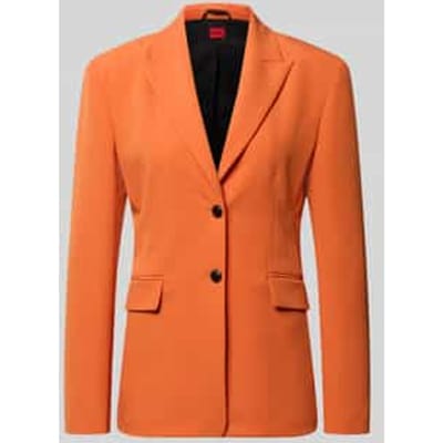 regular fit longblazer met 1-knoopssluiting model 'ASMALLA-1'