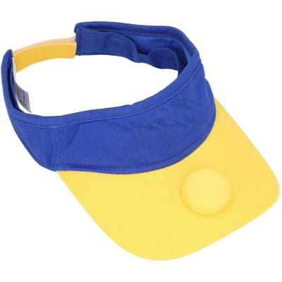 Kinderen Zonnehoed Afneembare Stille Bladeloze Ventilator Pet Zonneklep Verstelbare Bladeloze Ventilator Pet USB Opladen yellow