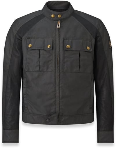 Belstaff Temple Zwarte Gewaxte Jas - Jas