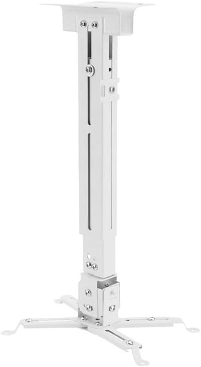 Universele Projector Plafondbeugel - Verstelbaar, 360° Rotatie, Tot 15 kg - Ideaal voor Woonkamer, Thuisbioscoop en Vergaderruimte