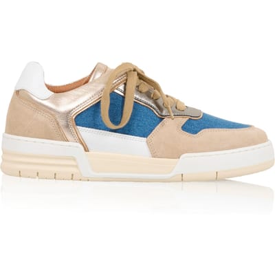 DWRS label Rugby Denim Beige / Stone Maat: 36 | Sneakers Outlet | Dames | Blauw