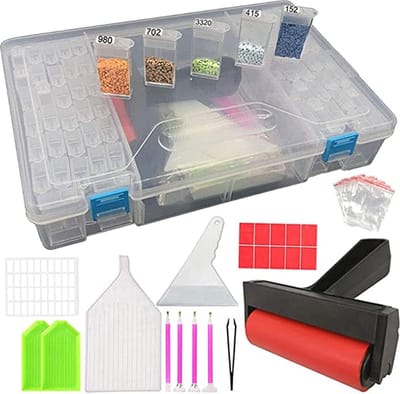 diamond painting opbergdoos - Diamond Painting Accessoires - Voor Diamant Schilderij Kralen, Zaden, Sieraden / Painting Volledige set, 5D Diamond Painting Foto's met Diamond Painting Accessoires