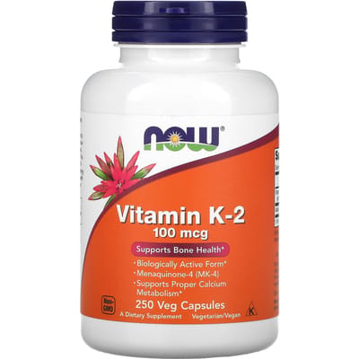 Now Foods Vitamin K-2 100mcg (250) Standard - Vitaminen, mineralen & gezondheid - Vitaminen