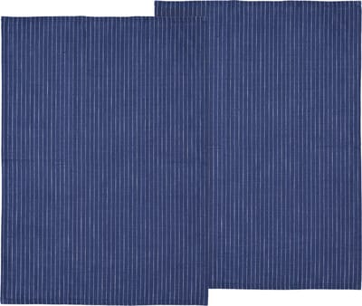 Södahl organic Line Theedoek 50 x 70 cm 2 stuks Royal Blue