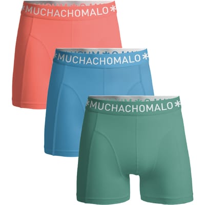 Muchachomalo Boxershort heren – 3 Pack – 95% Katoen – Heren Ondergoed – Kleding – Stevig Ondergoed – Onderbroeken Heren