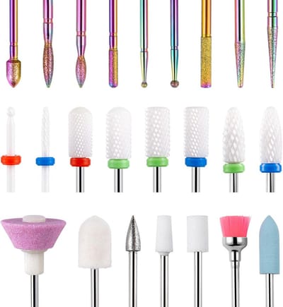 Set Professionele Nagelfrees Bits voor Elektrische Vijl