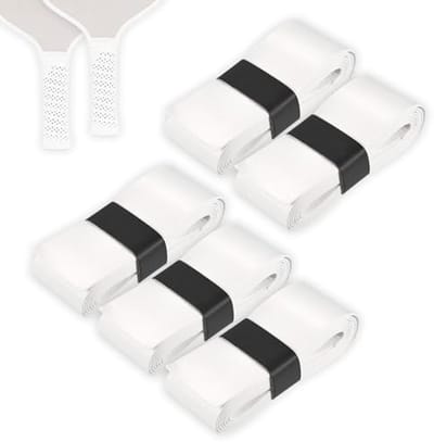 Padel Overgrips - Racketgrepen - Verbeteren Grip - Vocht Absorberend - 5 Stuks - Zwart
