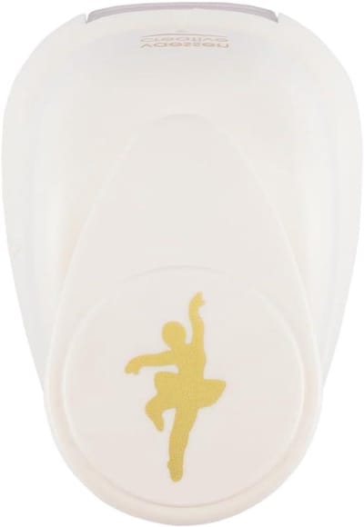 Vaessen Creative Knutselpapier ponsen - ballerina - 2,5 x 1,3 cm - cirkelsnijder voor knutselen en kaarten maken