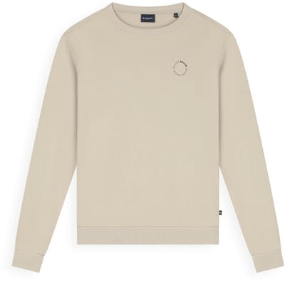 Ballin Amsterdam - Jongens Regular fit Sweaters Crewneck LS - Taupe - Maat 6