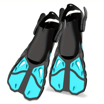 Bovista Zwemvliezen Voor Kinderen & Volwassenen - Flippers - Zwemflippers - Snorkelset - Groen - Maat S/M