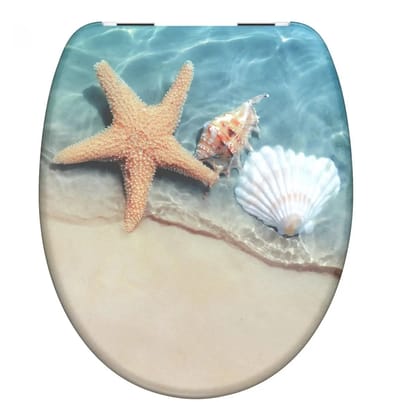 Schütte Duroplast WC-bril BEACH met softclose – Duurzaam, hygiënisch en stijlvol