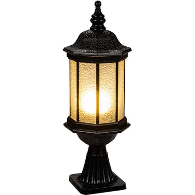 Pilier lumineux extérieur, clôture, porte, cour, applique murale, imperméable, extérieur, jardin européen, Villa large