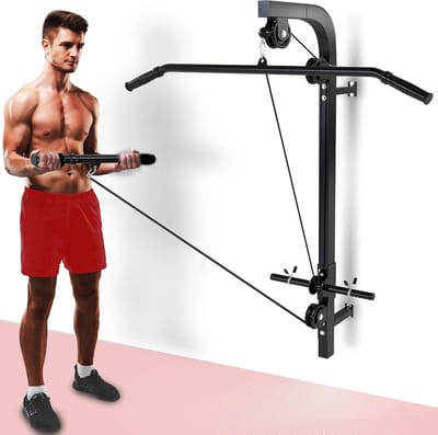 Wandgemonteerd Kabeltreksysteem Gym voor Krachttraining Thuis en Garage | Tot 200 Kg