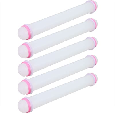 Dailygoods- Deegroller Set - 5 Stuks - Niet-Plak - Multi-Doel - Food Grade - Vaatwasserbestendig - Ideaal voor Bakken - Bakgereedschap