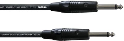Cordial CPL 1 PP Speakerkabel 1 m - Luidsprekerkabel