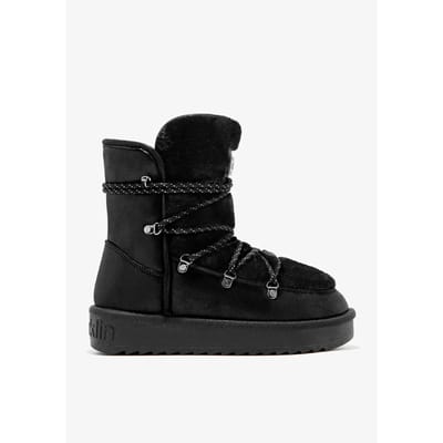 Vrouwen enkelboots met fur D.Franklin Nordic