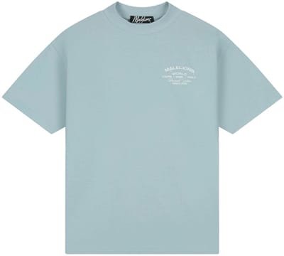 Malelions permanent vacation t-shirt in de kleur blauw.