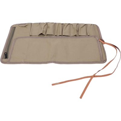 Trousse à outils enroulable 8 compartiments Tissu Oxford Organisateur enroulable portable pour ciseau clé pinceaux outils de sculpture