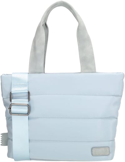 Zebra Trends Elske Handtas - Shopper - Schoudertas - Crossbodytas - Puffy - Gewatteerd - Lichtblauw