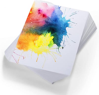 60 Vellen A4 Aquarelpapier Wit Koudgeperst - Ideaal voor Tekenen en Schilderen