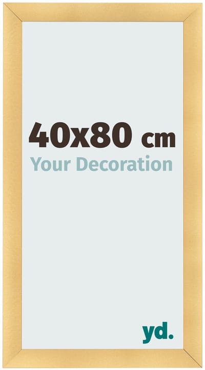 Your Decoration - Fotolijst 40x80 cm - MDF - Goud Mat - Pisa