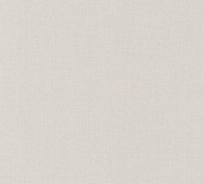 LINNENLOOK BEHANG | Basic Uni - Beige Grijs - A.S. Création Pure Elegance