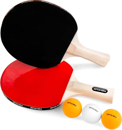 Spokey SHIELD Beschermers Set - zwart / rood