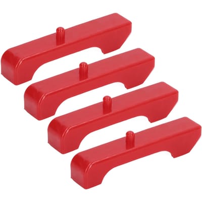 4 stuks set motorradiateur isolatoren 7?1711 Steunbussen Rood GM Stijl Polyurethaan red