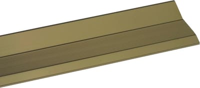 Vloerbedekkingen voor trappen met randbescherming - goudaluminium | 820 mm x 40 mm | Perfect voor hout, parket, terras