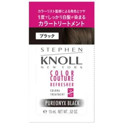 Kose - Stephen Knoll Color Couture Refresher Color Treatment 001 Pureonyx Black - 15g Trial Pack